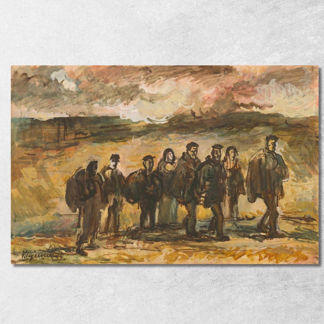Rifugiati 6 Cyprián Majerník cmj62 quadro stampato su tela Rifugiati 6 Cyprián Majerník cmj62 quadro stampato su tela