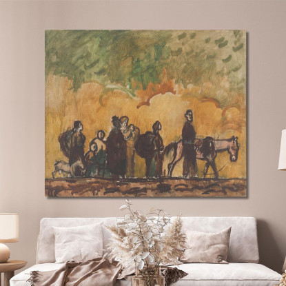 Rifugiati 7 Cyprián Majerník cmj63 quadro stampato su tela