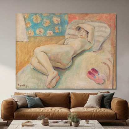 Donna A Riposo Cyprián Majerník cmj65 quadro stampato su tela