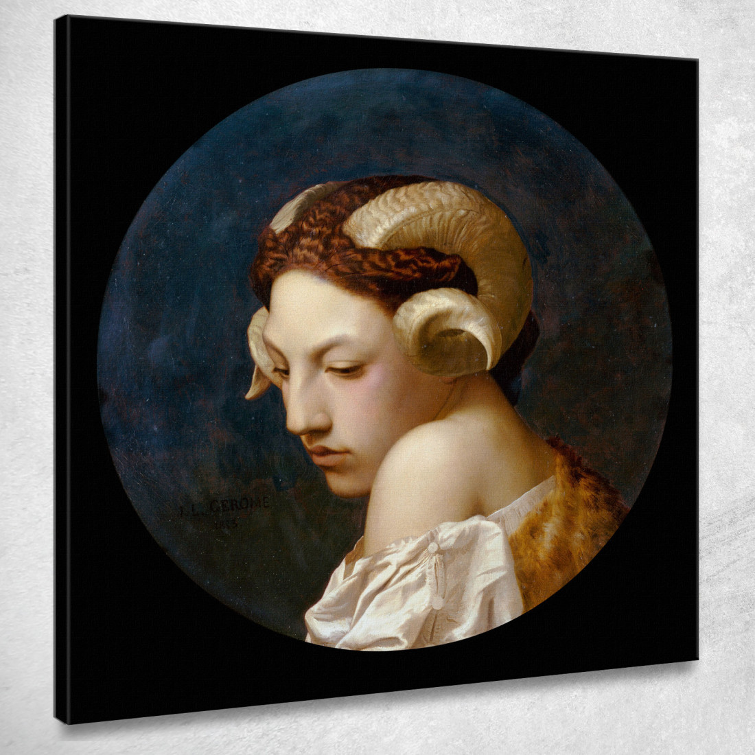 La Baccante Jean-Léon Gérôme jlg65 quadro stampato su tela La Baccante Jean-Léon Gérôme jlg65 quadro stampato su tela