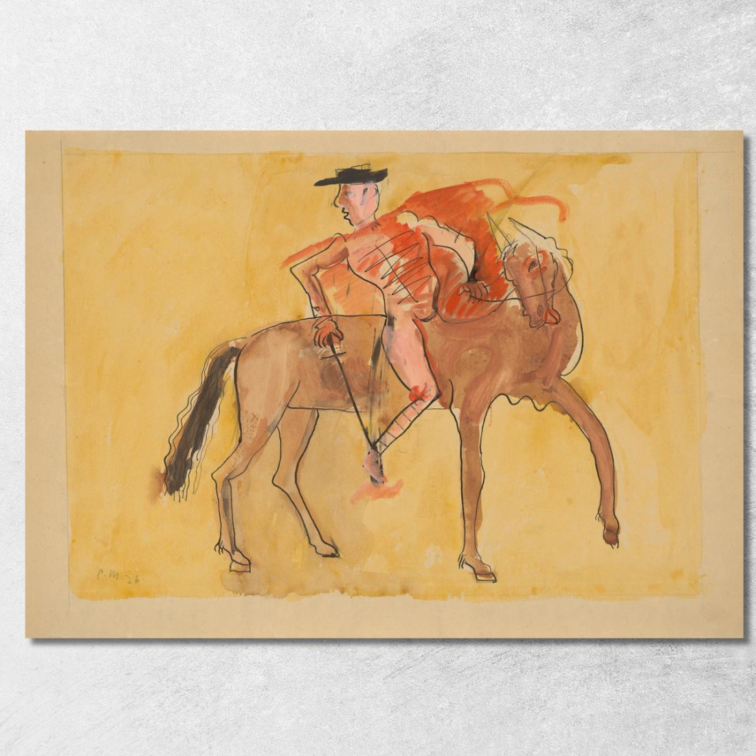 Torero Spagnolo Cyprián Majerník cmj73 quadro stampato su tela Torero Spagnolo Cyprián Majerník cmj73 quadro stampato su tela