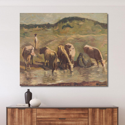 Estate Cyprián Majerník cmj79 quadro stampato su tela
