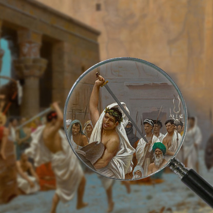 La Danza Di Pirro Jean-Léon Gérôme jlg66 quadro stampato su tela
