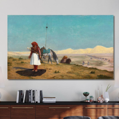 Preghiera Nel Deserto Jean-Léon Gérôme jlg68 quadro stampato su tela