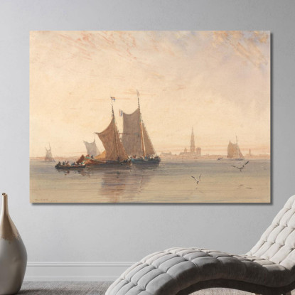 Mattina Ad Anversa David Cox dcx2 quadro stampato su tela