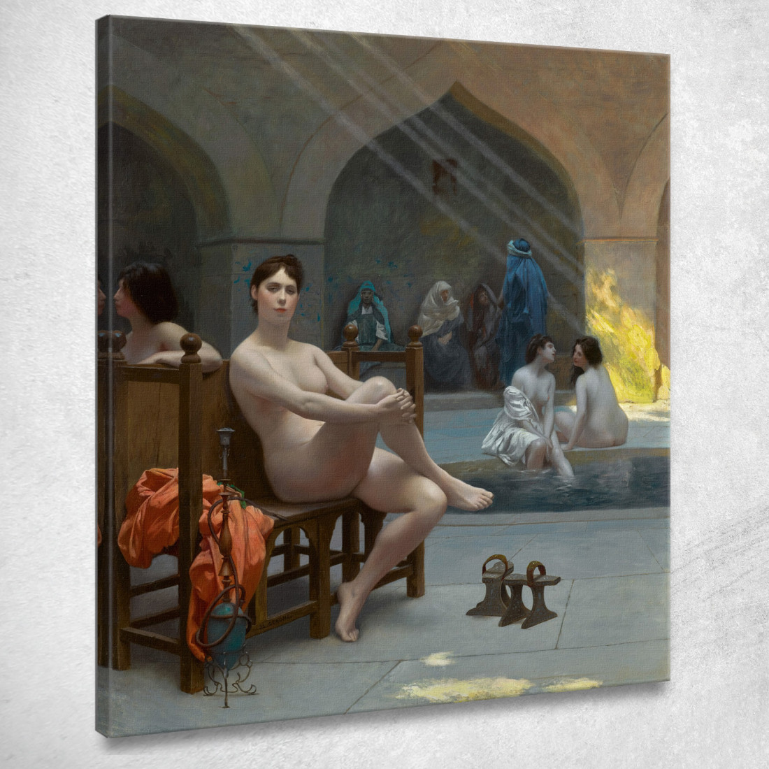 Il Bagno Delle Donne Jean-Léon Gérôme jlg71 quadro stampato su tela