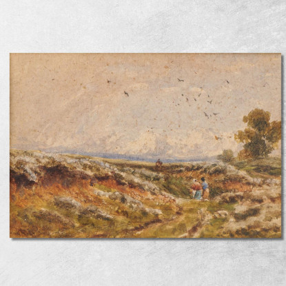 Scena Di Brughiera David Cox dcx24 quadro stampato su tela