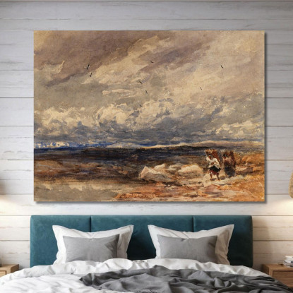 Su Carrington Moss David Cox dcx33 quadro stampato su tela