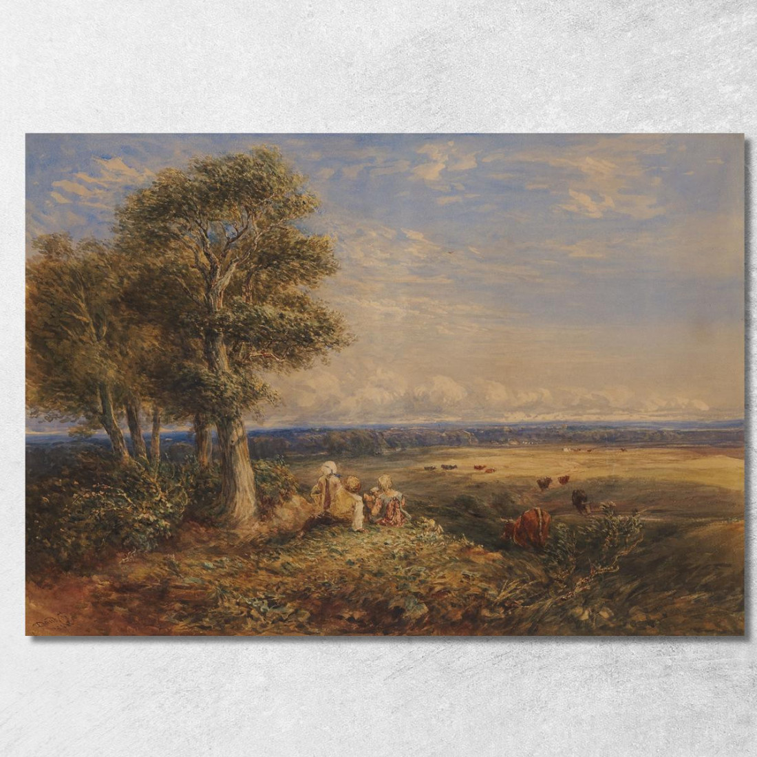 L'Allodola David Cox dcx49 quadro stampato su tela L'Allodola David Cox dcx49 quadro stampato su tela