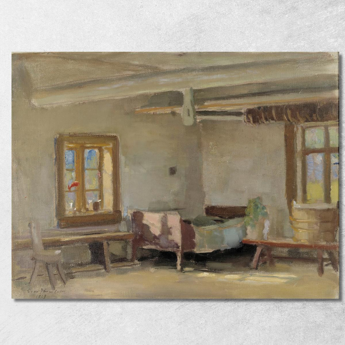 Interior Eero Järnefelt ejr14 cuadro en lienzo Interior Eero Järnefelt ejr14 cuadro en lienzo