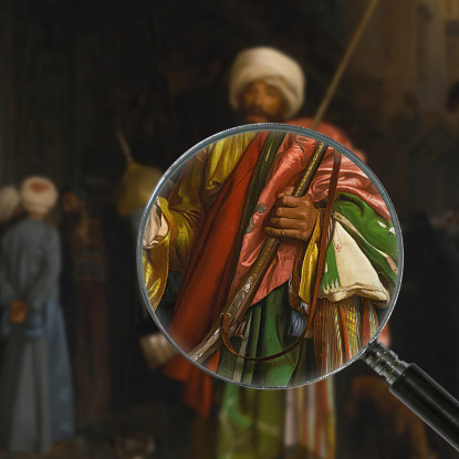 Mercante Di Strada Al Cairo Jean-Léon Gérôme jlg85 quadro stampato su tela
