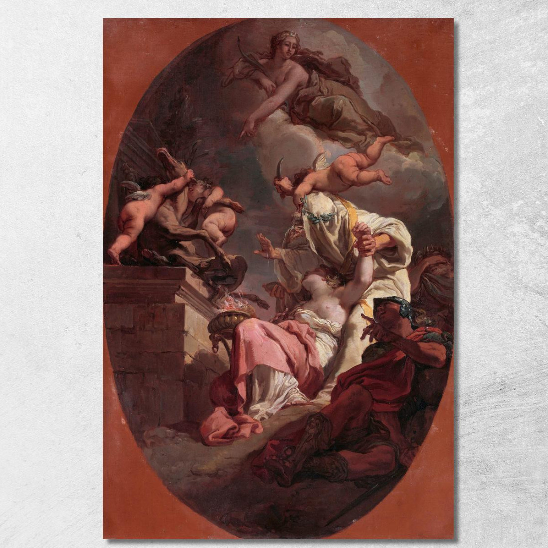 Il Sacrificio Di Ifigenia Gaetano Gandolfi ggn16 quadro stampato su tela Il Sacrificio Di Ifigenia Gaetano Gandolfi ggn16 quadro stampato su tela