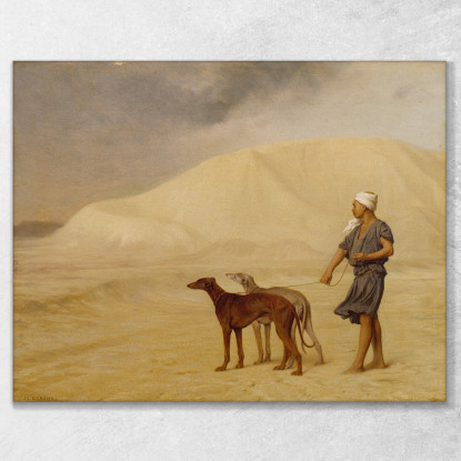 Nel Deserto Jean-Léon Gérôme jlg92 quadro stampato su tela