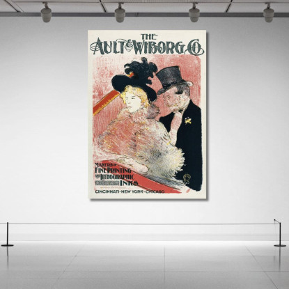 Ault E Wiborg - Pubblicità 105 Henri de Toulouse-Lautrec htl19 quadro stampato su tela