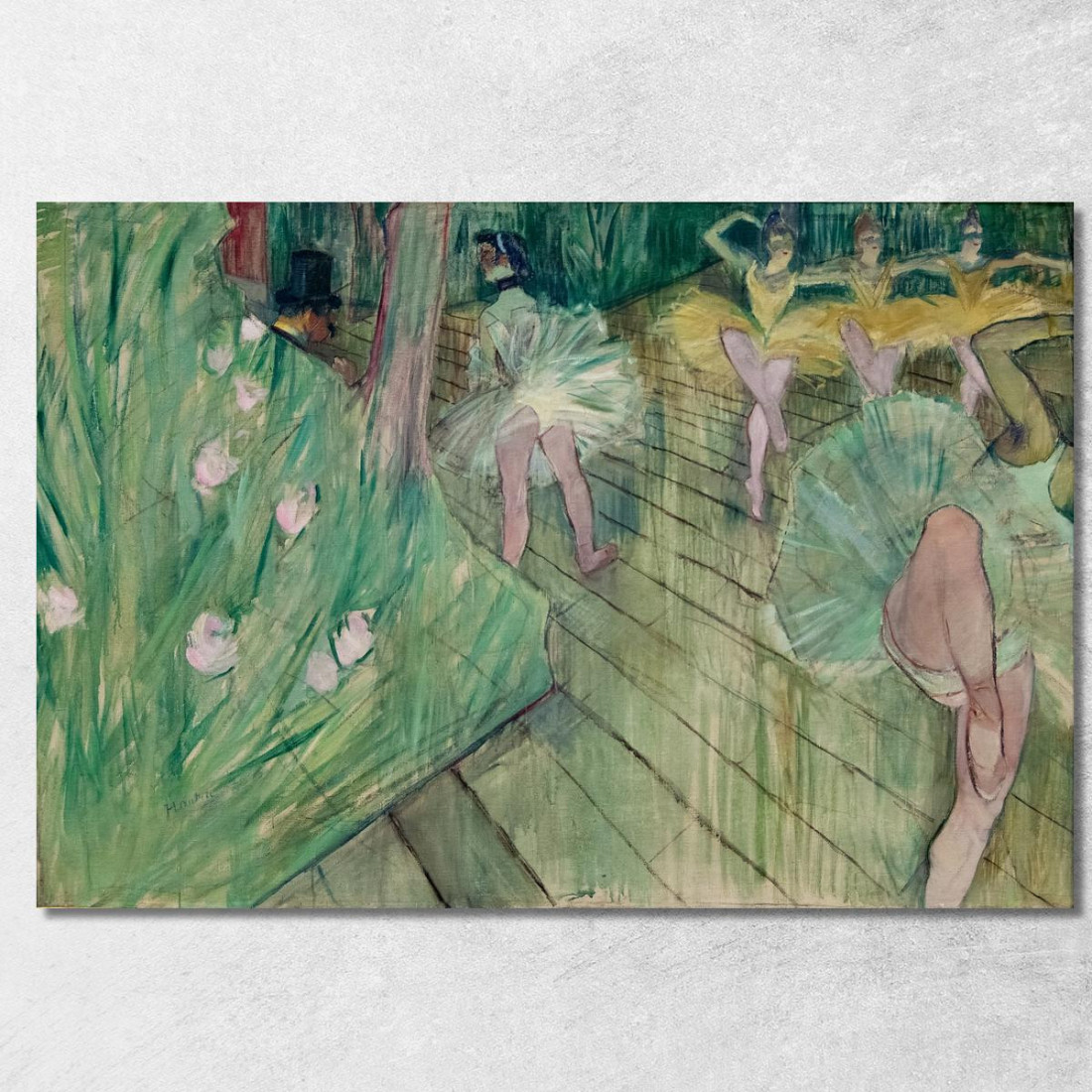 Scena Di Balletto Henri de Toulouse-Lautrec htl23 quadro stampato su tela Scena Di Balletto Henri de Toulouse-Lautrec htl23 quadro stampato su tela