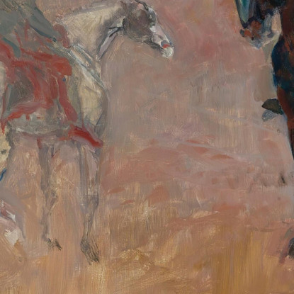 Due Cavalieri In Armatura Henri de Toulouse-Lautrec htl31 quadro stampato su tela