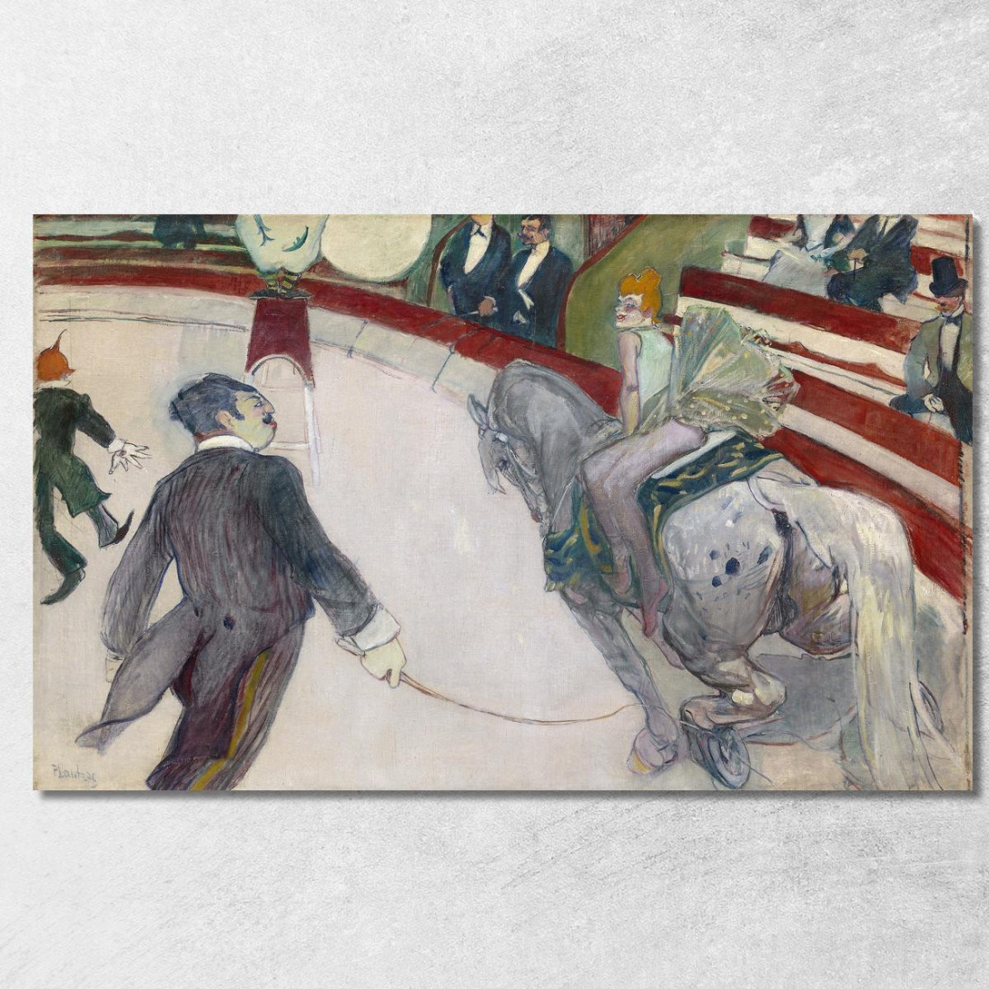 Cavallerizza Al Cirque Fernando Henri de Toulouse-Lautrec htl37 quadro stampato su tela Cavallerizza Al Cirque Fernando Henri de Toulouse-Lautrec htl37 quadro stampato su tela