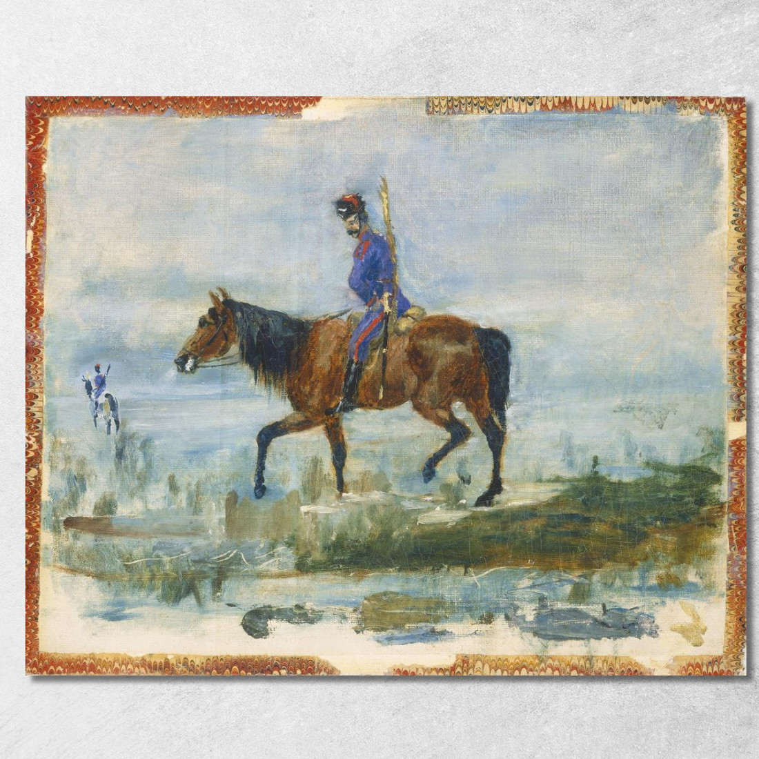 Ussari Henri de Toulouse-Lautrec htl43 quadro stampato su tela Ussari Henri de Toulouse-Lautrec htl43 quadro stampato su tela