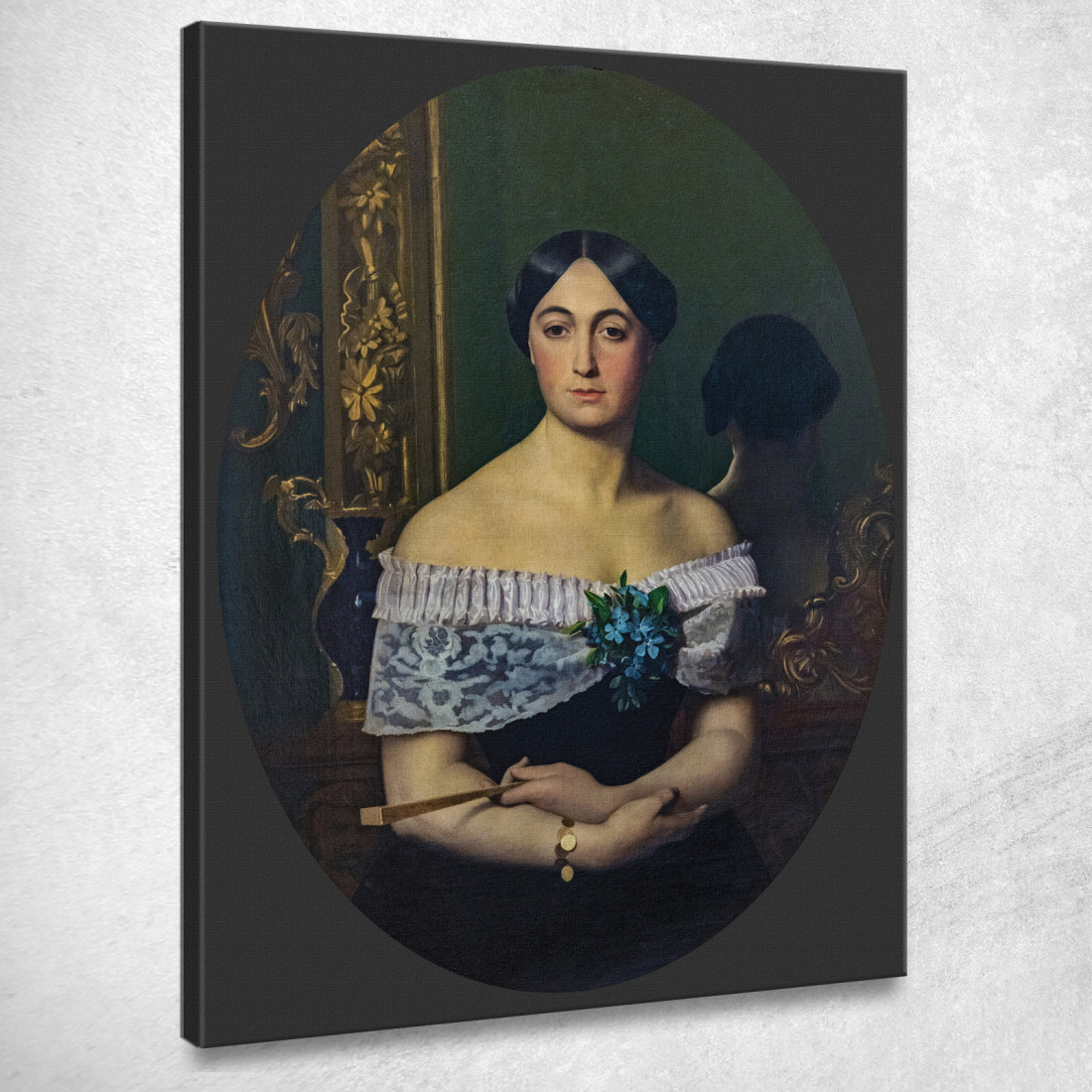Ritratto Di Una Donna Jean-Léon Gérôme jlg96 quadro stampato su tela Ritratto Di Una Donna Jean-Léon Gérôme jlg96 quadro stampato su tela