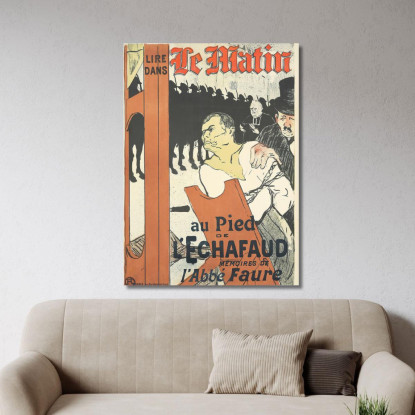 Il Mattino Ai Piedi Del Patibolo Henri de Toulouse-Lautrec htl60 quadro stampato su tela