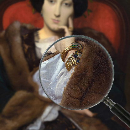 Ritratto Di Una Donna Jean-Léon Gérôme jlg98 quadro stampato su tela