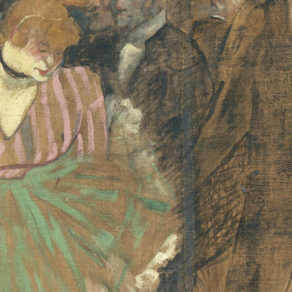 Pannelli Per Il Baraccone Di La Goulue Alla Foire Du Trône A Parigi Henri de Toulouse-Lautrec htl80 quadro stampato su tela