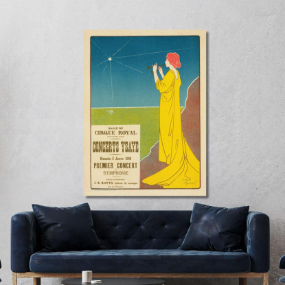 Concerti Ysaye Henri Georges Meunier hgm5 quadro stampato su tela