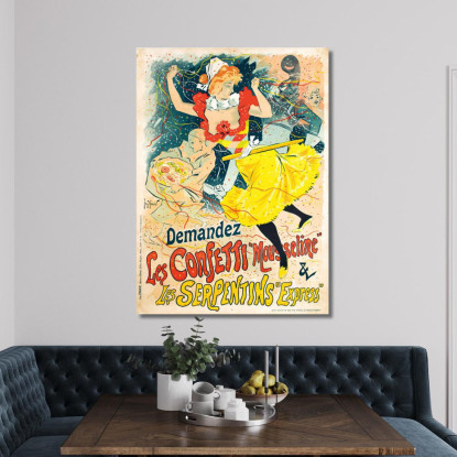 I Coriandoli Henri Georges Meunier hgm9 quadro stampato su tela