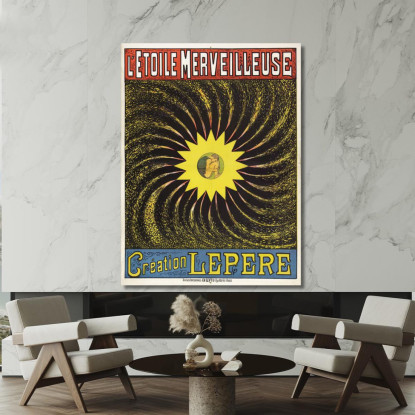 La Stella Meravigliosa Creazione Lepere Henri Georges Meunier hgm10 quadro stampato su tela