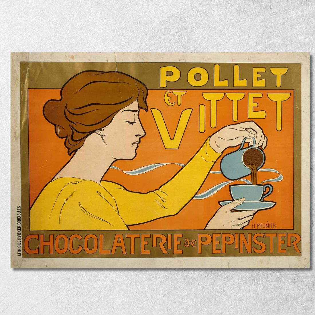 Pollet E Vittet Henri Georges Meunier hgm16 quadro stampato su tela Pollet E Vittet Henri Georges Meunier hgm16 quadro stampato su tela