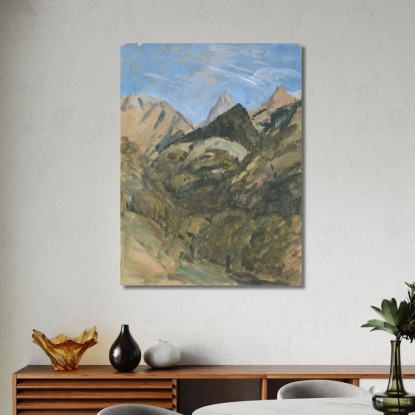 Una Vista Di Montagna Hercules Brabazon Brabazon hbb7 quadro stampato su tela