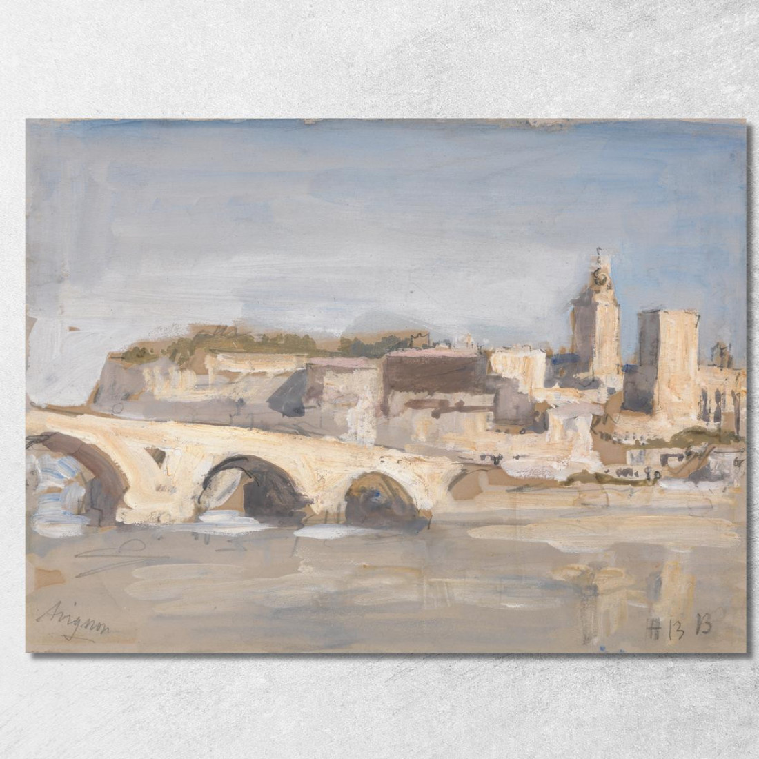 Ponte Di Avignone Su Un Fiume Hercules Brabazon Brabazon hbb13 quadro stampato su tela Ponte Di Avignone Su Un Fiume Hercules Brabazon Brabazon hbb13 quadro stampato su tela