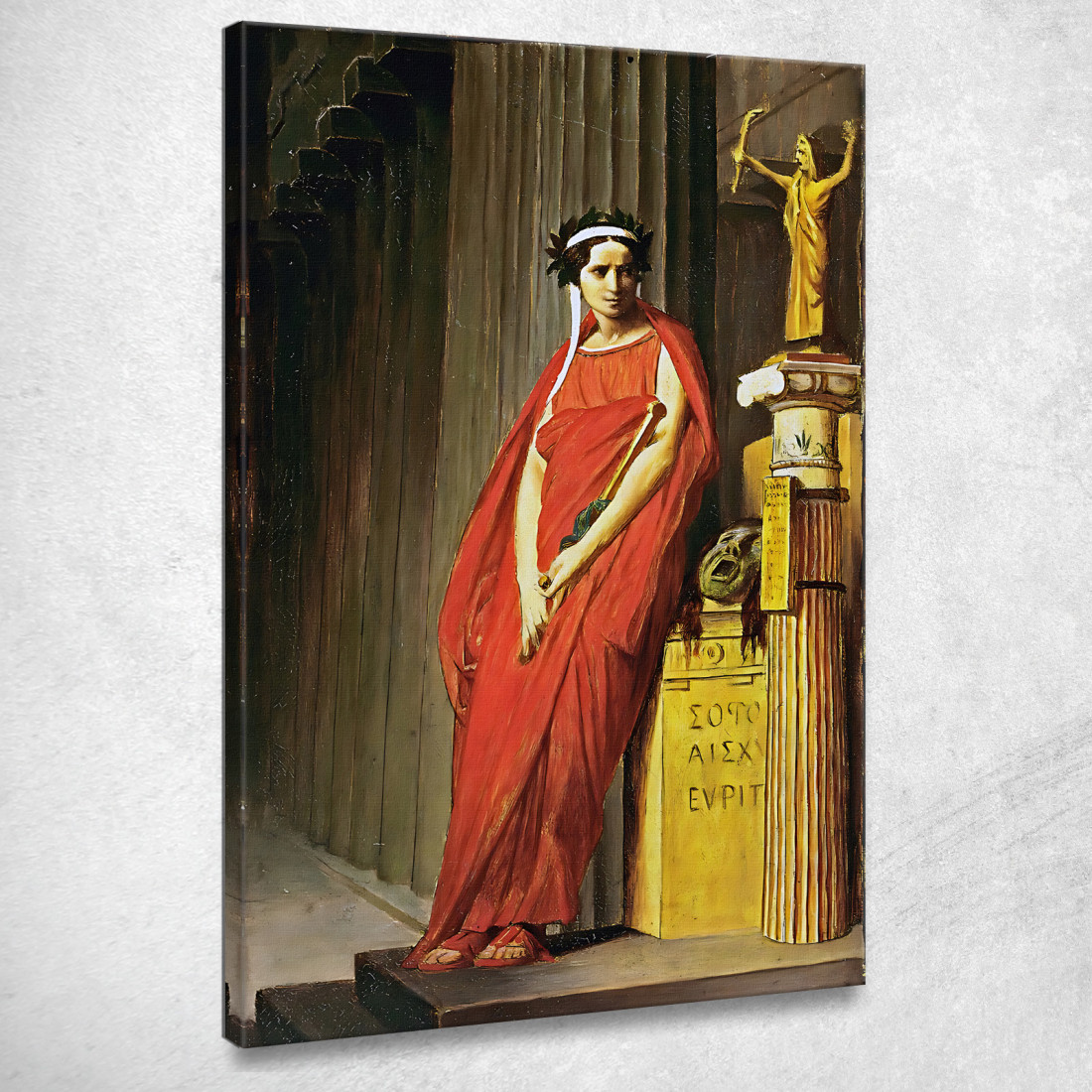 Rachele Jean-Léon Gérôme jlg112 quadro stampato su tela Rachele Jean-Léon Gérôme jlg112 quadro stampato su tela