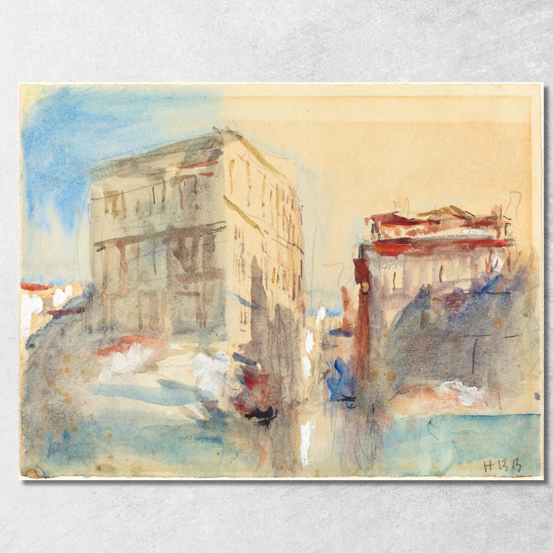 Palazzi Sul Canal Grande A Venezia Hercules Brabazon Brabazon hbb43 quadro stampato su tela Palazzi Sul Canal Grande A Venezia Hercules Brabazon Brabazon hbb43 quadro stampato su tela