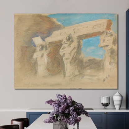 Tempio Di Gerf Hussein Hercules Brabazon Brabazon hbb60 quadro stampato su tela
