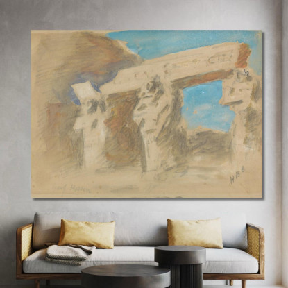 Tempio Di Gerf Hussein Hercules Brabazon Brabazon hbb60 quadro stampato su tela