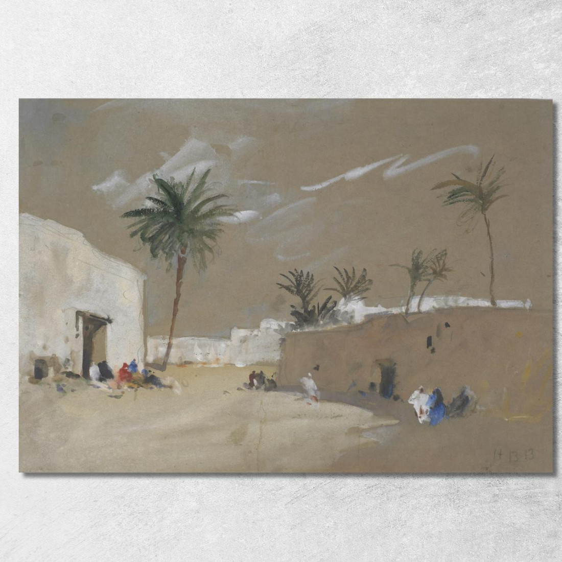 Villaggio Vicino A Luxor Hercules Brabazon Brabazon hbb79 quadro stampato su tela Villaggio Vicino A Luxor Hercules Brabazon Brabazon hbb79 quadro stampato su tela