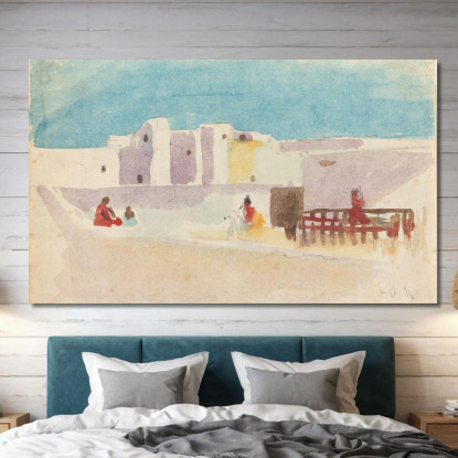 Mura Di Una Città Nordafricana Hercules Brabazon Brabazon hbb81 quadro stampato su tela