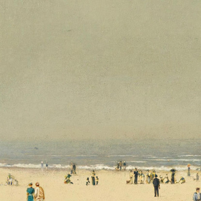 Sabbia Mare E Cielo – Una Fantasia Estiva John Atkinson Grimshaw jag59 quadro stampato su tela