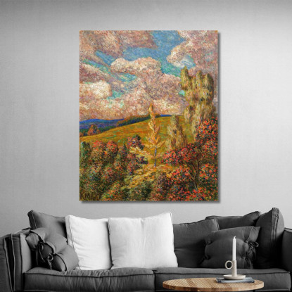 Paesaggio Konrad Mägi kmg12 quadro stampato su tela