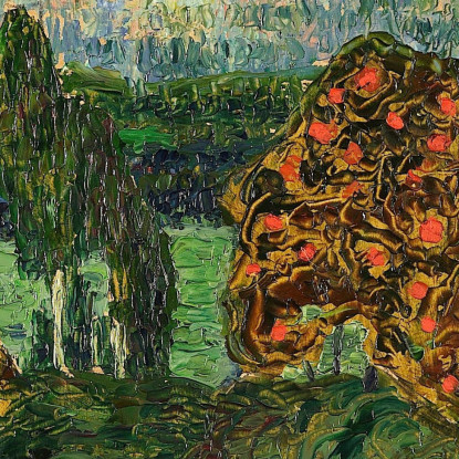 Paesaggio Norvegese Konrad Mägi kmg21 quadro stampato su tela