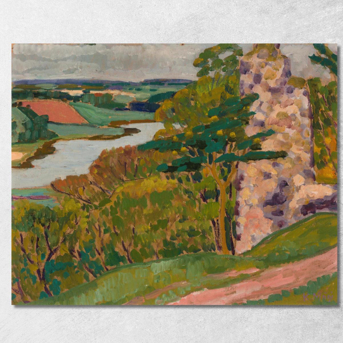Paesaggio Autunnale Konrad Mägi kmg29 quadro stampato su tela Paesaggio Autunnale Konrad Mägi kmg29 quadro stampato su tela