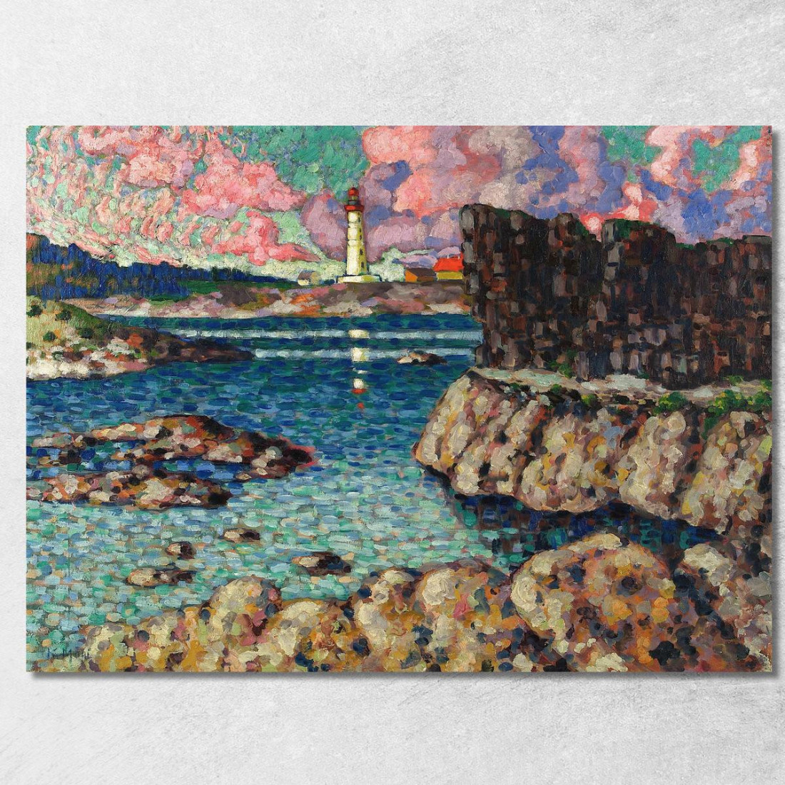 Paesaggio Di Vilsandi Konrad Mägi kmg32 quadro stampato su tela Paesaggio Di Vilsandi Konrad Mägi kmg32 quadro stampato su tela