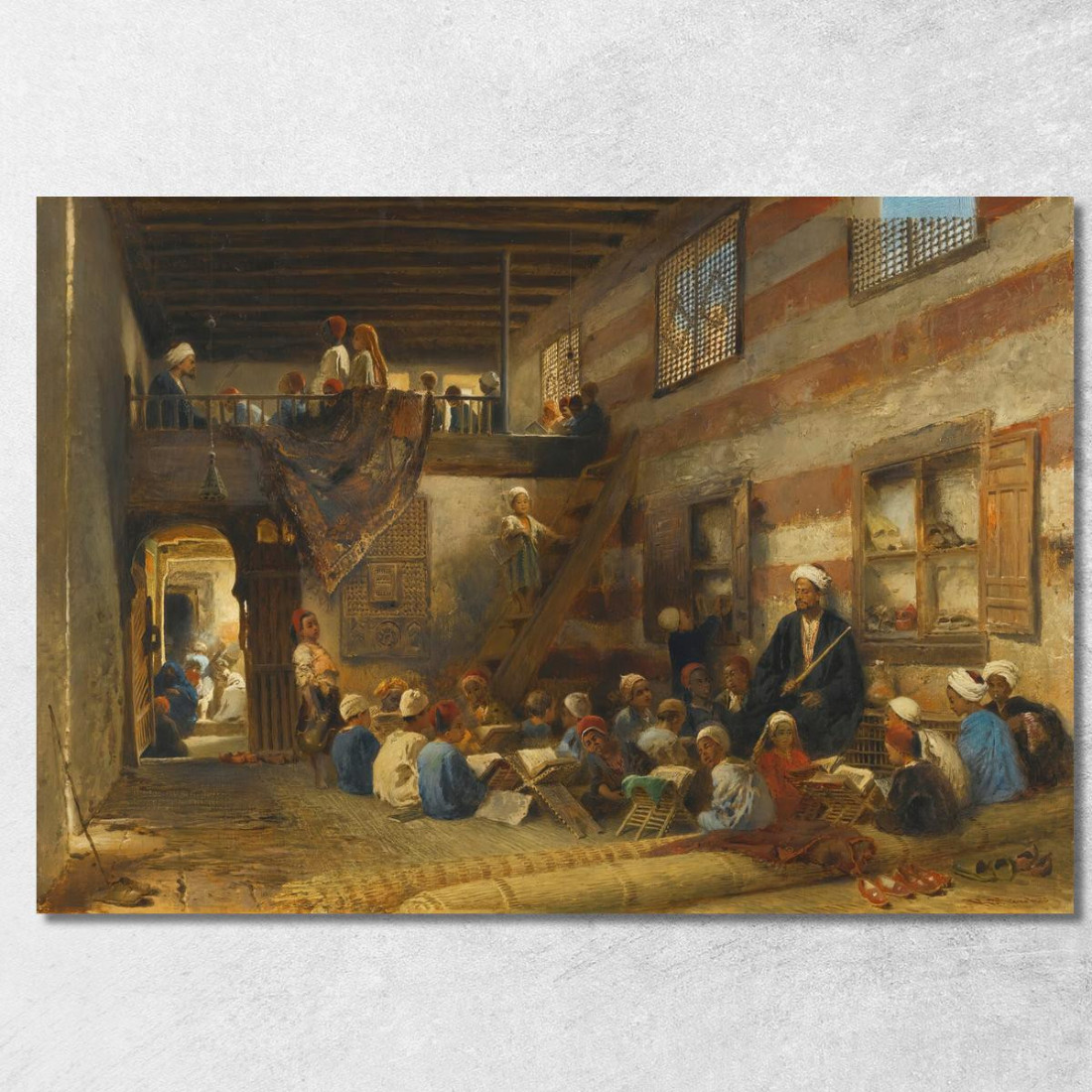 In Aula Konstantin Egorovich Makovsky kem4 quadro stampato su tela