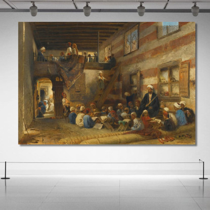 In Aula Konstantin Egorovich Makovsky kem4 quadro stampato su tela
