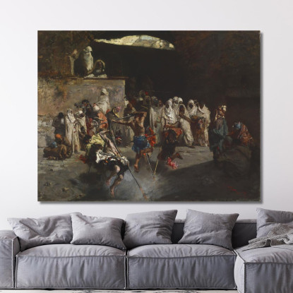 Fantasia Araba Mariano Fortuny Marsal mfm7 quadro stampato su tela