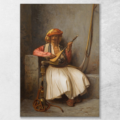 Il Suonatore Di Liuto Jean-Léon Gérôme jlg143 quadro stampato su tela