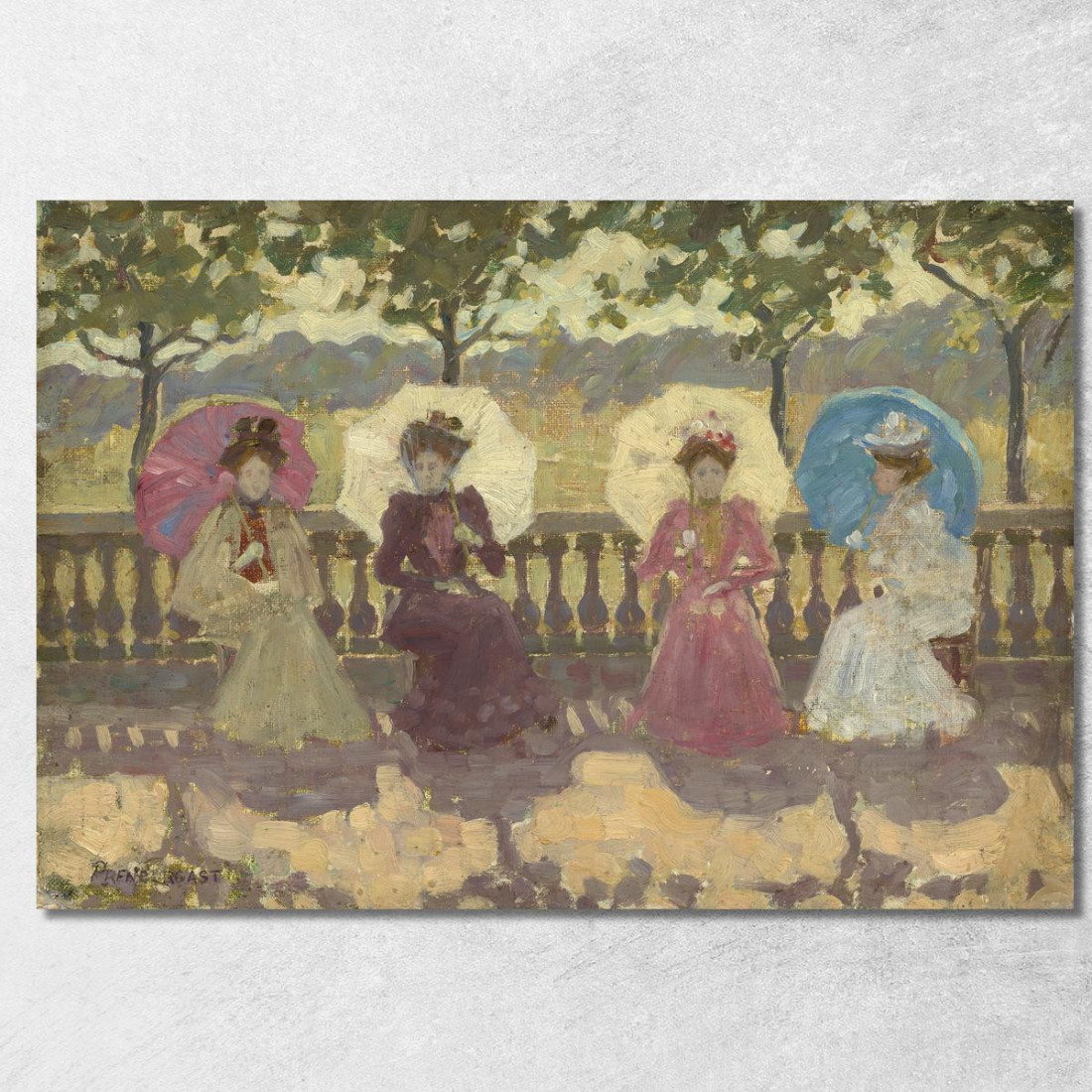 Nel Parco Maurice Prendergast mpr23 quadro stampato su tela Nel Parco Maurice Prendergast mpr23 quadro stampato su tela