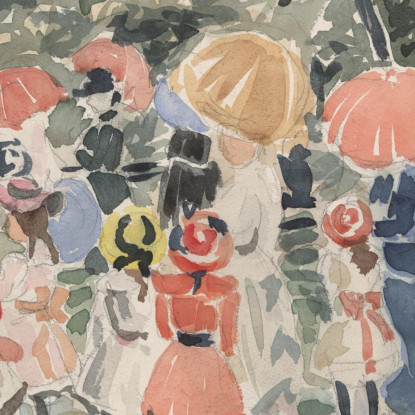 Nel Parco Maurice Prendergast mpr24 quadro stampato su tela