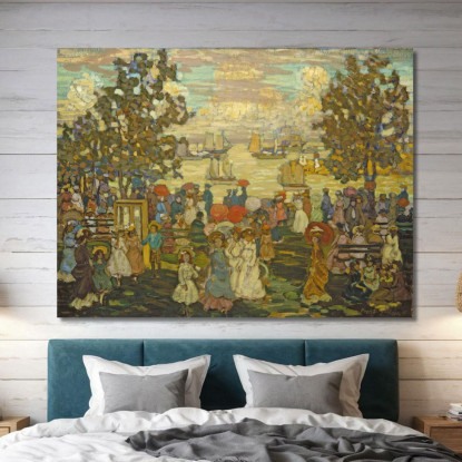 Salem Willows Maurice Prendergast mpr50 quadro stampato su tela